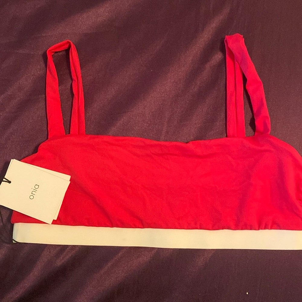 Brand: Onia  Size: M  Color: Pink & White
